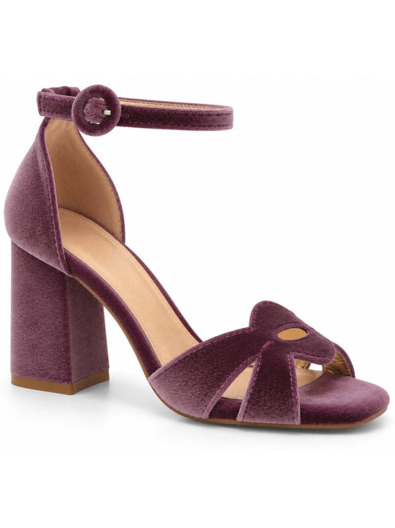 Sandalia fiesta terciopelo montevita Violeta - Kiabi