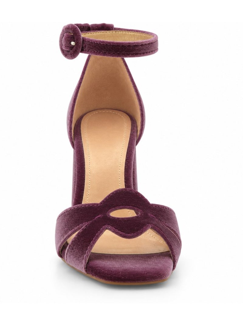 Sandalia fiesta terciopelo montevita Violeta - Kiabi
