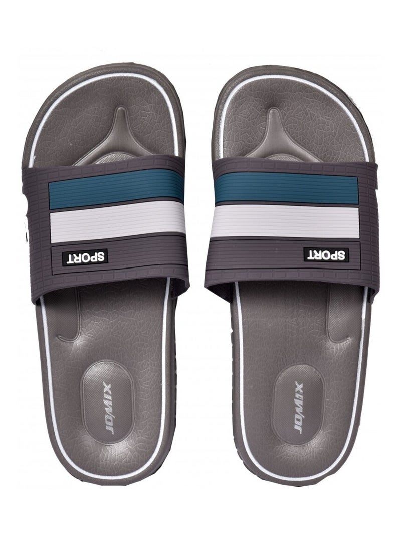 Sandalia Hombre antideslizante Gris antracita - Kiabi