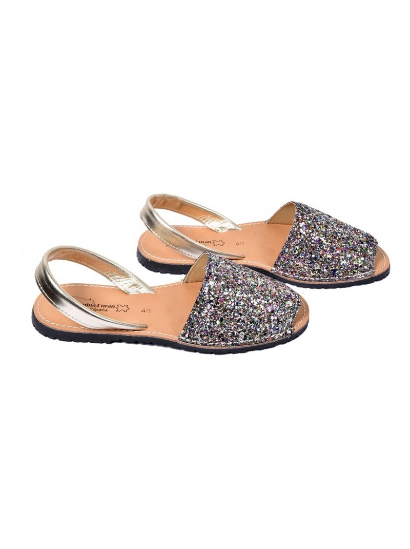 Sandalia Niña PREMIUM CUERO Dorado/Oro - Kiabi