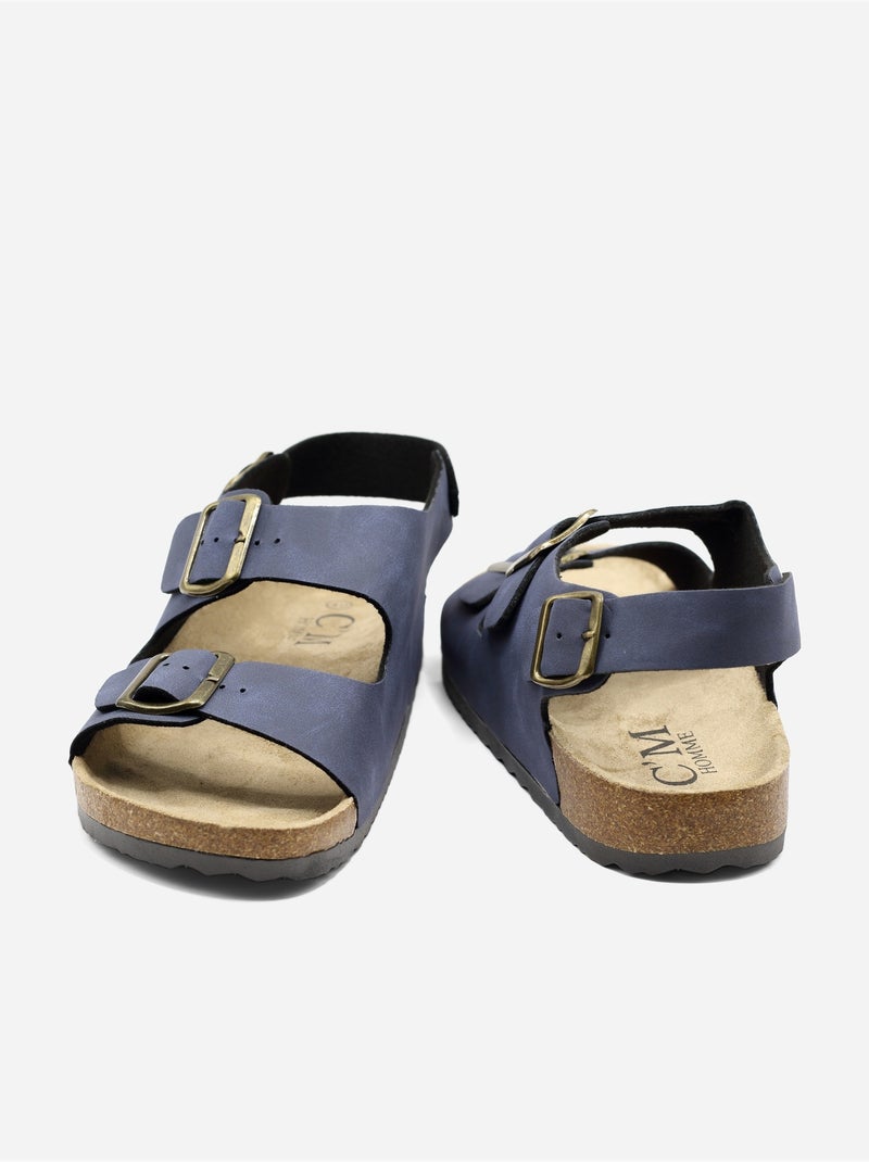 Sandalia para ponerse - C M Azul - Kiabi