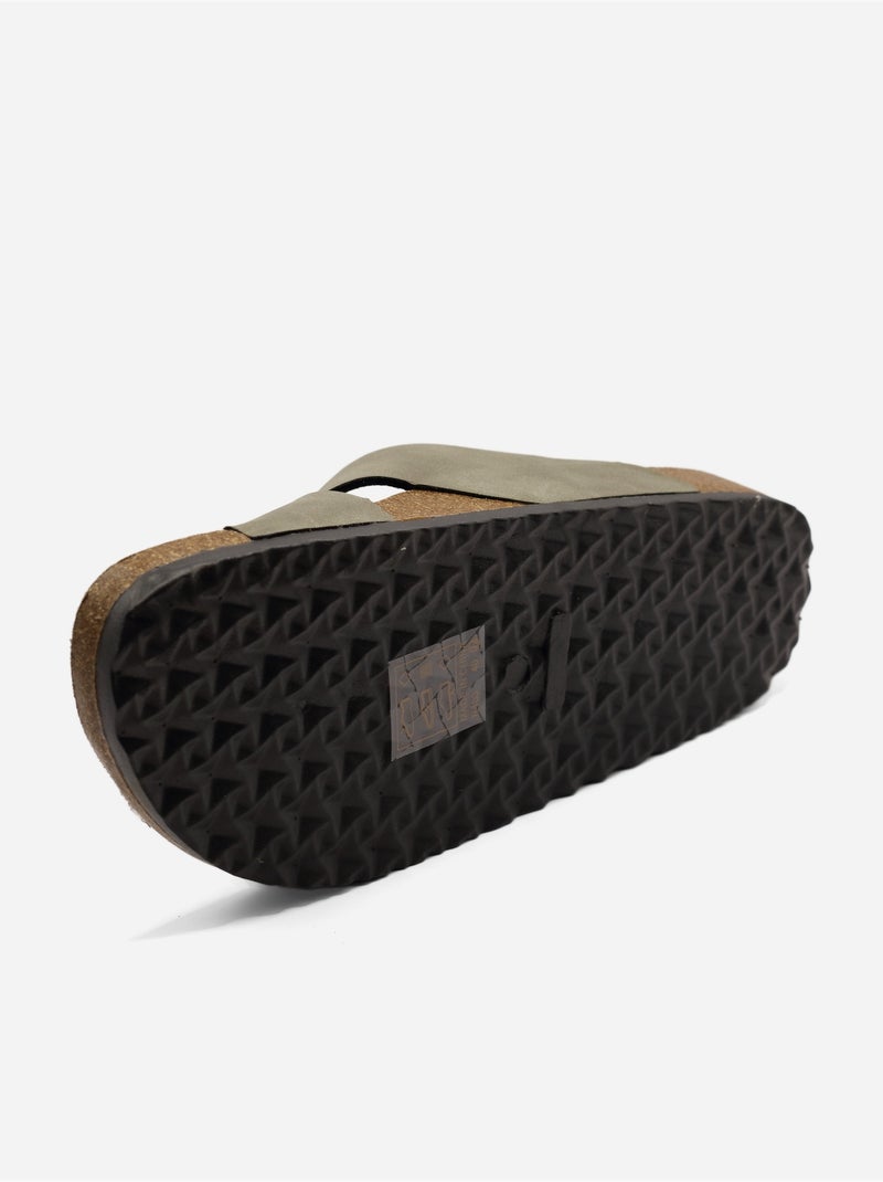 Sandalia para ponerse - C M Verde - Kiabi