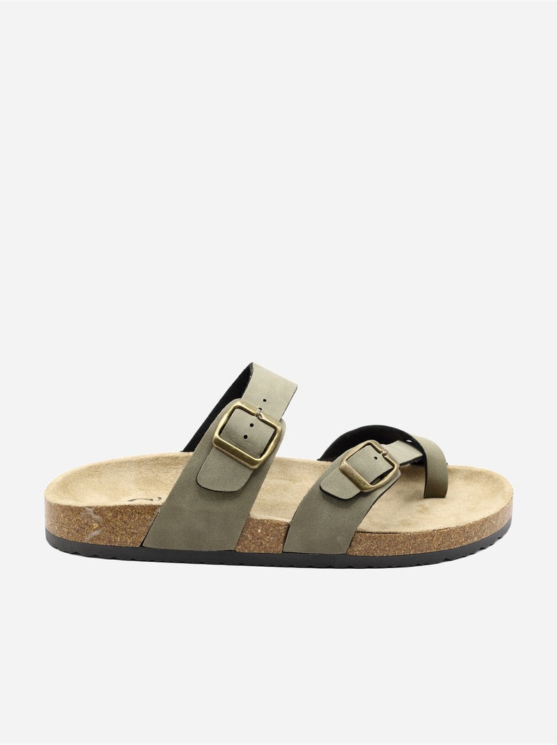 Sandalia para ponerse - C M Verde - Kiabi