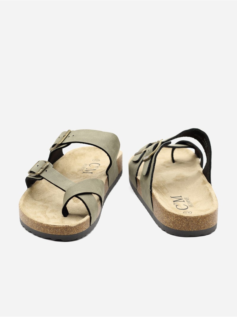 Sandalia para ponerse - C M Verde - Kiabi