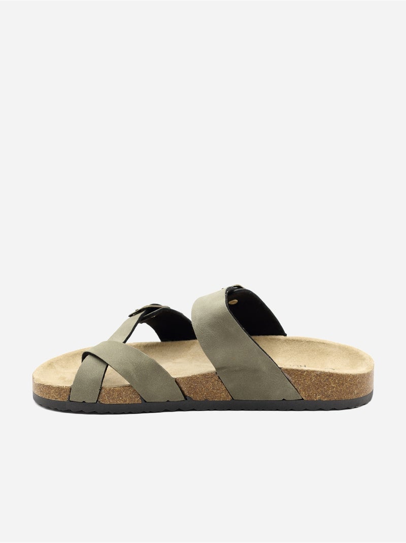 Sandalia para ponerse - C M Verde - Kiabi