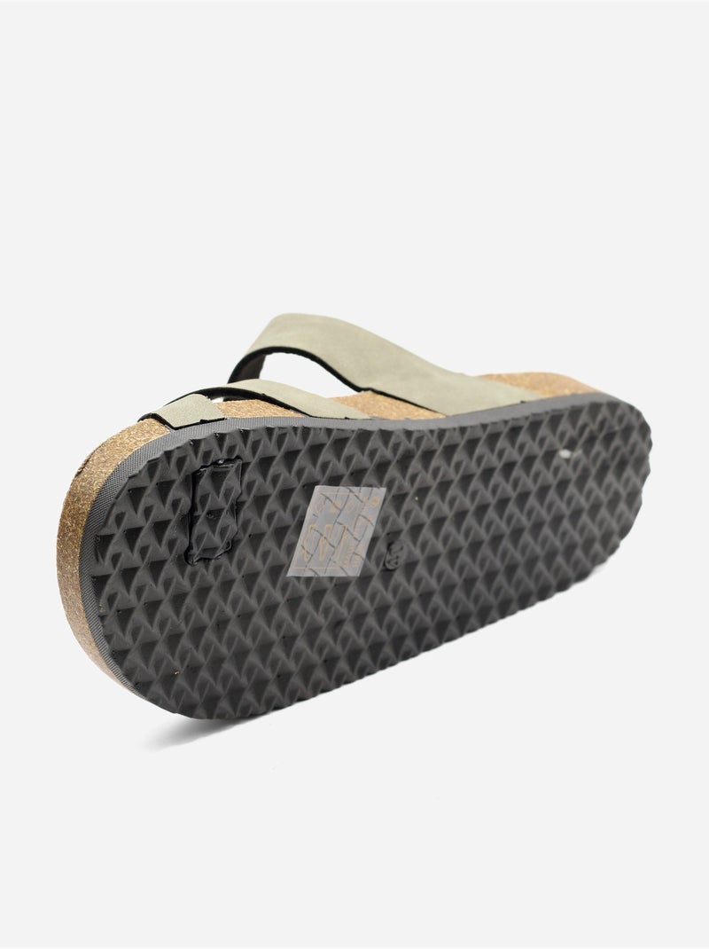 Sandalia para ponerse - C M Verde - Kiabi