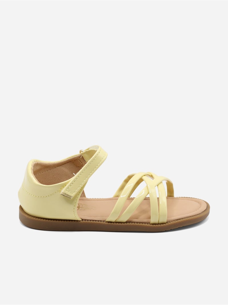 Sandalia para ponerse - Doremi Amarillo - Kiabi