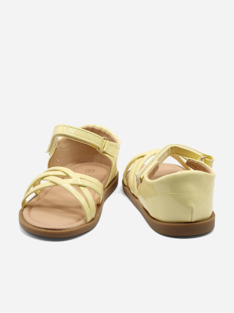 Sandalia para ponerse - Doremi Amarillo - Kiabi