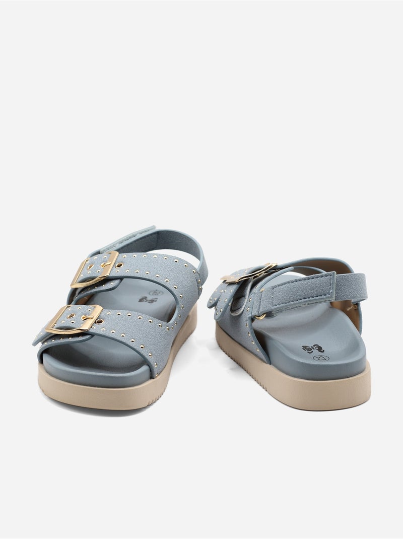 Sandalia para ponerse - Doremi Azul claro - Kiabi