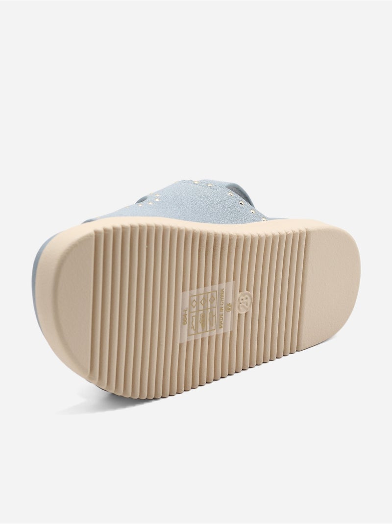 Sandalia para ponerse - Doremi Azul claro - Kiabi