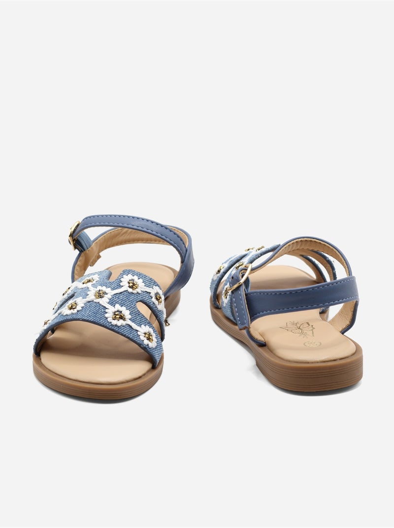 Sandalia para ponerse - Doremi Azul - Kiabi