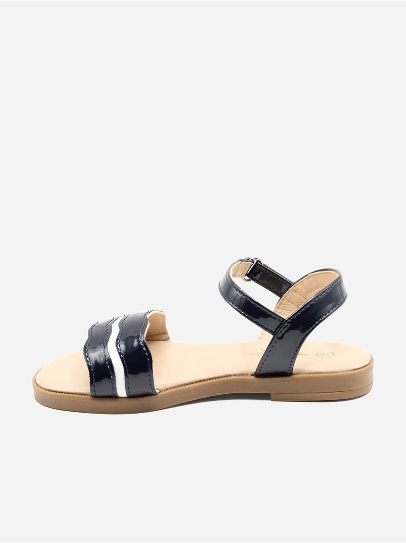 Sandalia para ponerse - Doremi Azul oscuro - Kiabi