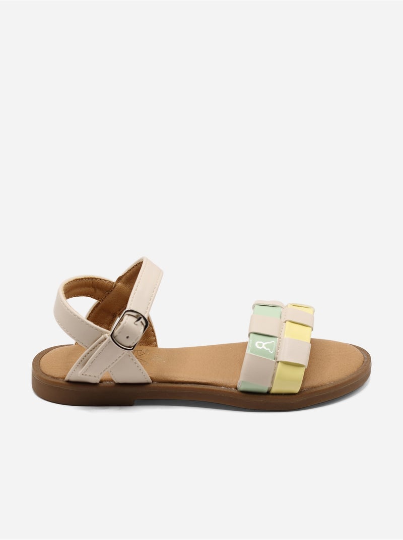 Sandalia para ponerse - Doremi Beige - Kiabi