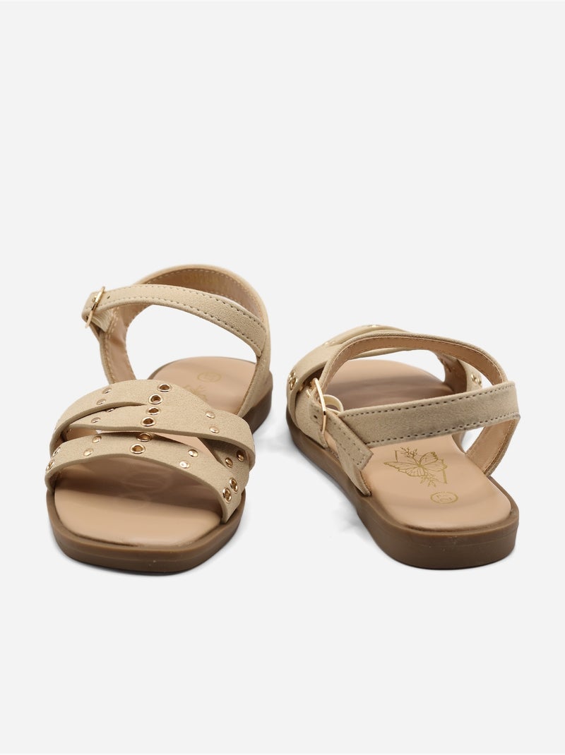 Sandalia para ponerse - Doremi Beige - Kiabi