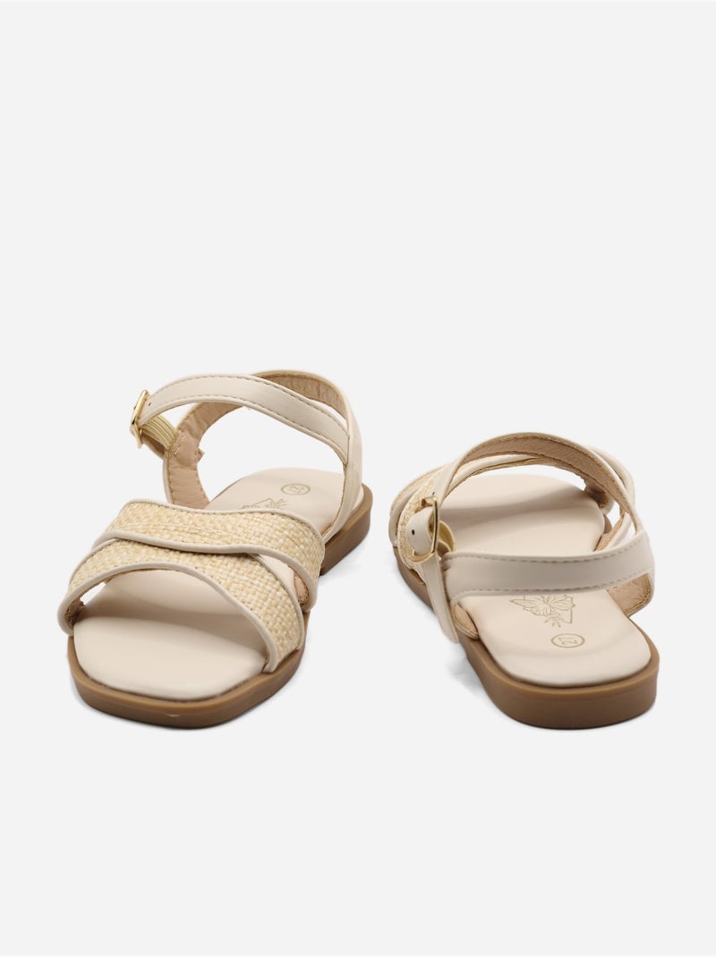 Sandalia para ponerse - Doremi Beige - Kiabi