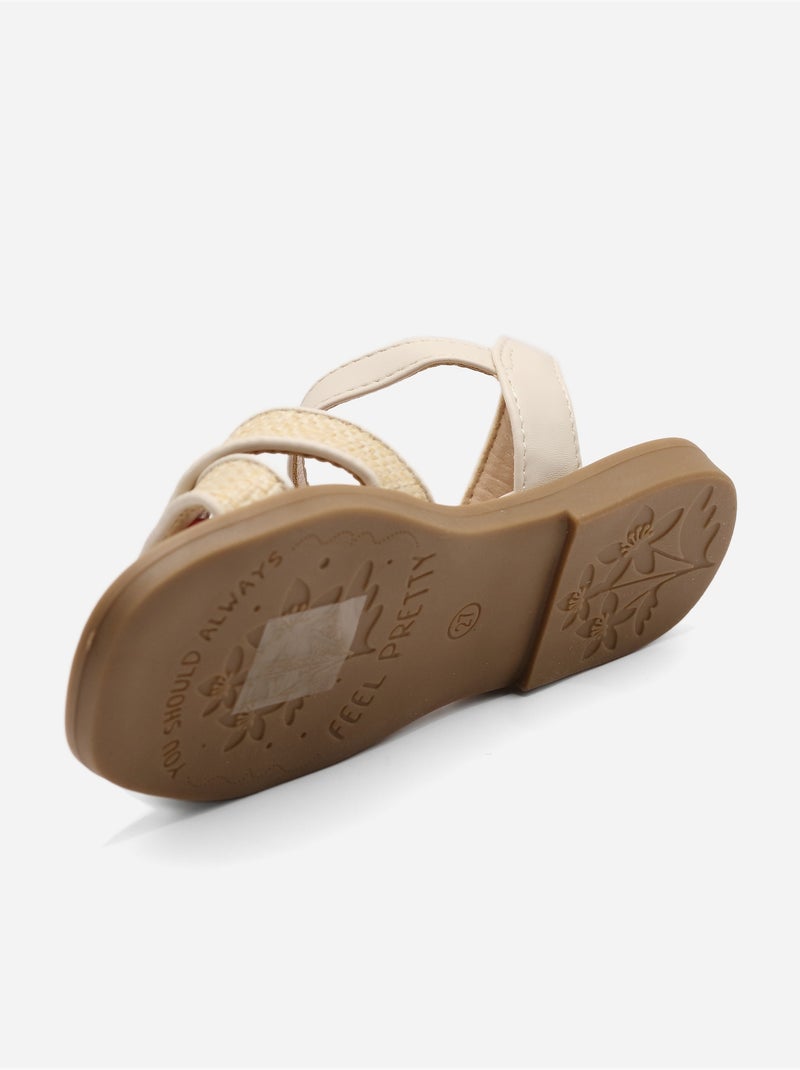 Sandalia para ponerse - Doremi Beige - Kiabi