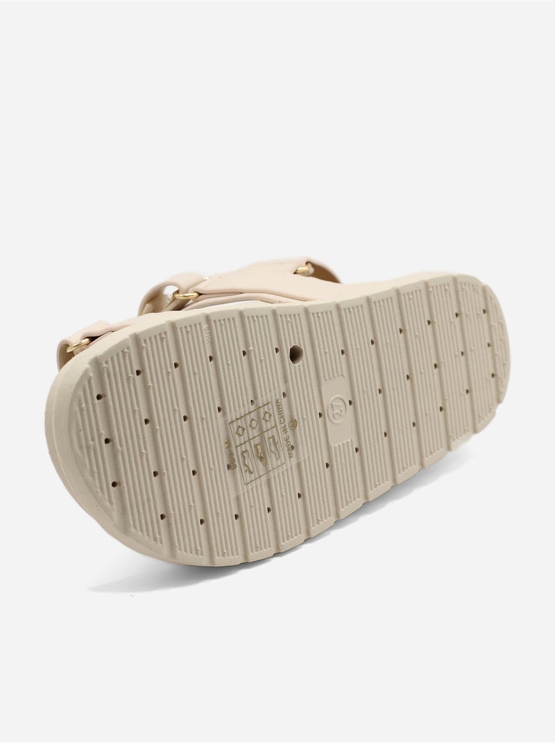 Sandalia para ponerse - Doremi Beige - Kiabi