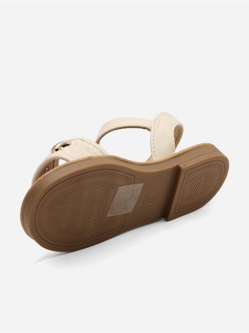 Sandalia para ponerse - Doremi Beige - Kiabi