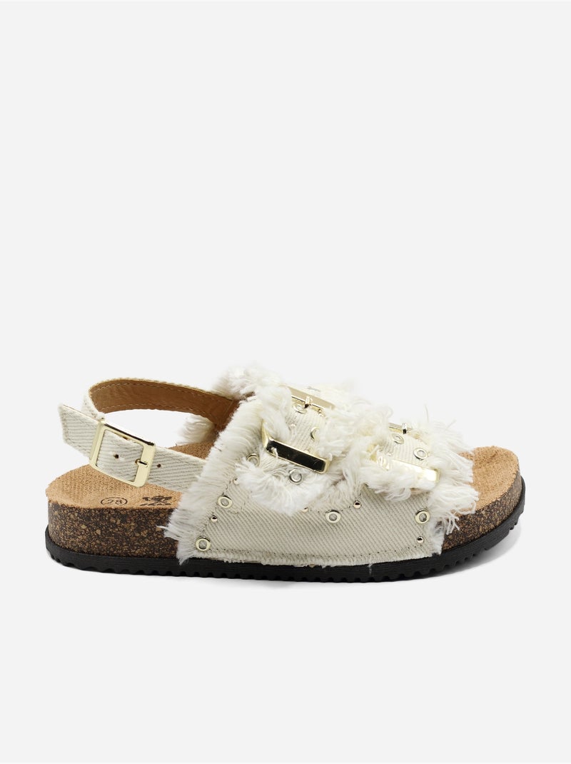 Sandalia para ponerse - Doremi Beige - Kiabi