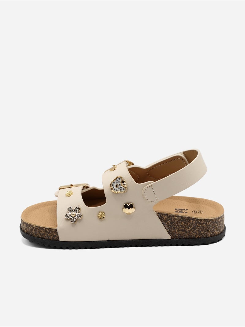 Sandalia para ponerse - Doremi Beige - Kiabi