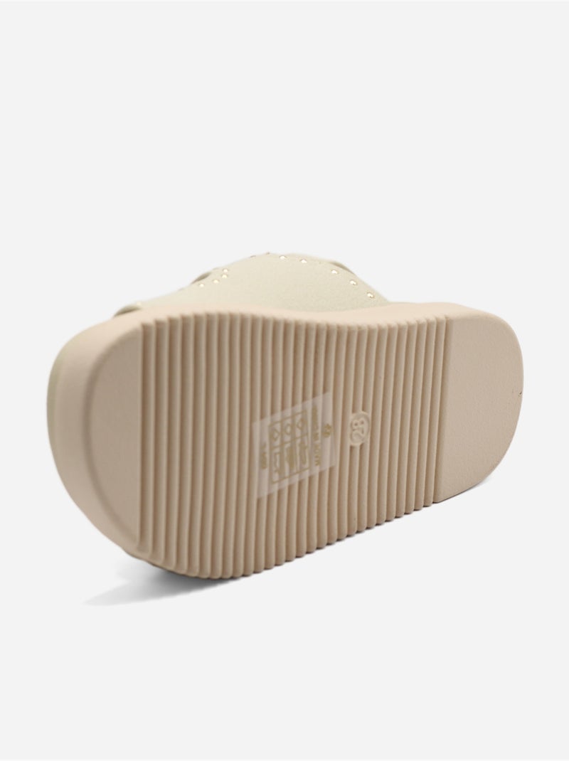 Sandalia para ponerse - Doremi Beige - Kiabi