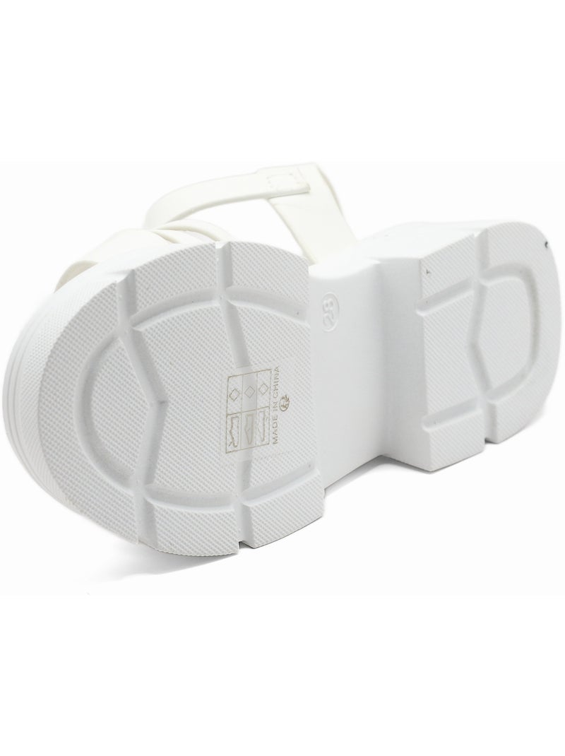 Sandalia para ponerse - Doremi Blanco - Kiabi