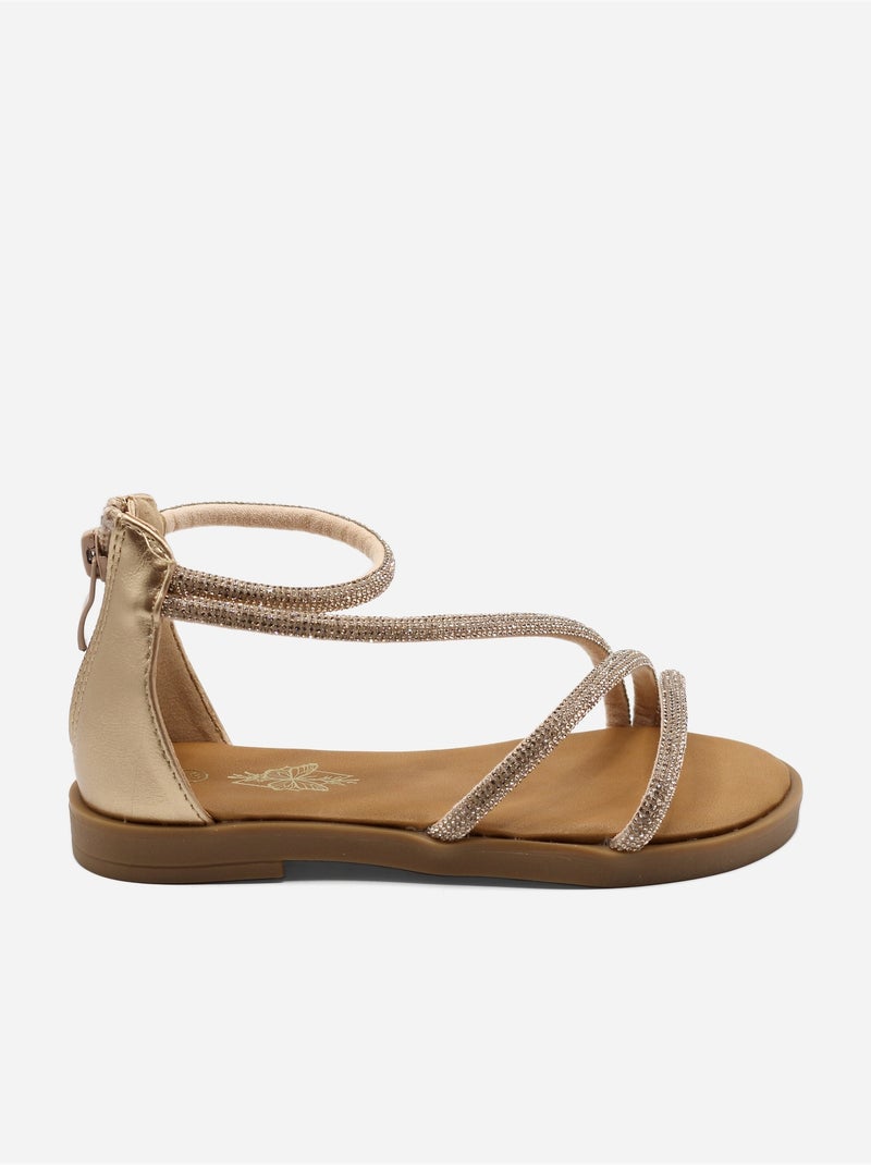 Sandalia para ponerse - Doremi Champán - Kiabi