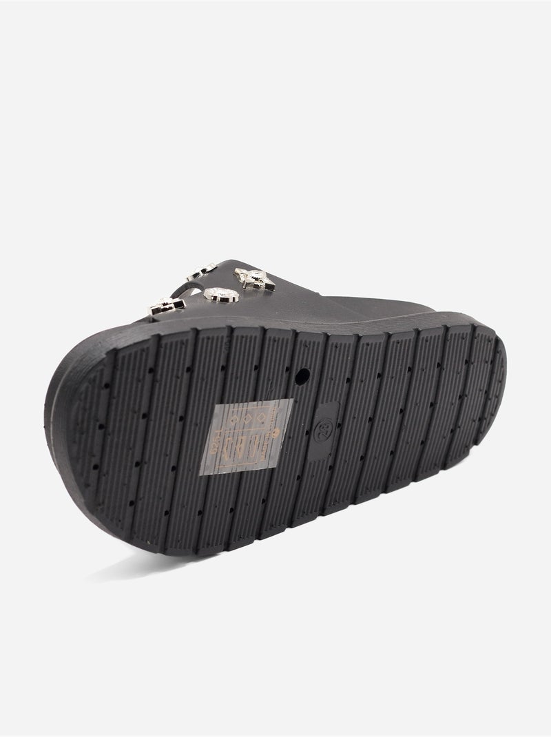 Sandalia para ponerse - Doremi Negro - Kiabi