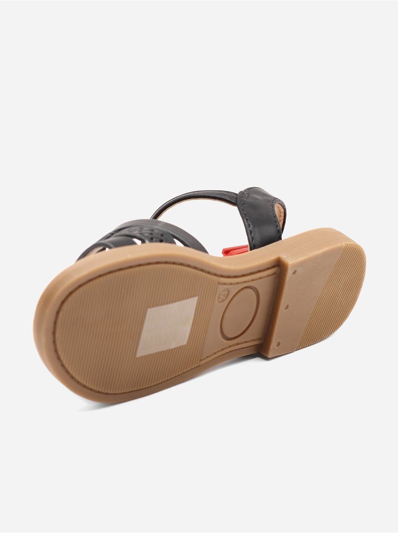 Sandalia para ponerse - Doremi Negro - Kiabi