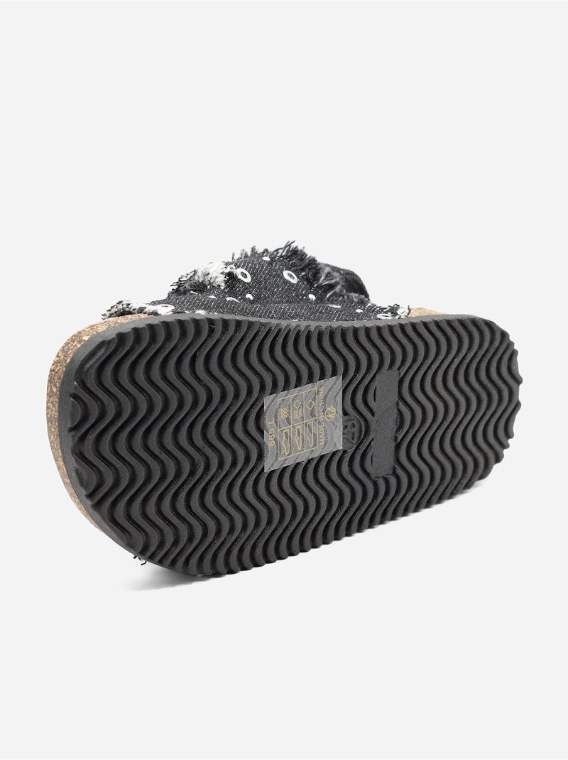 Sandalia para ponerse - Doremi Negro - Kiabi