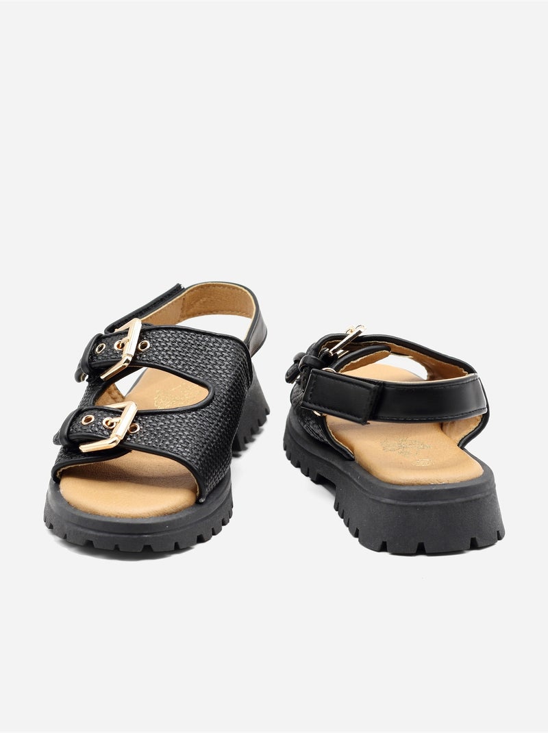 Sandalia para ponerse - Doremi Negro - Kiabi