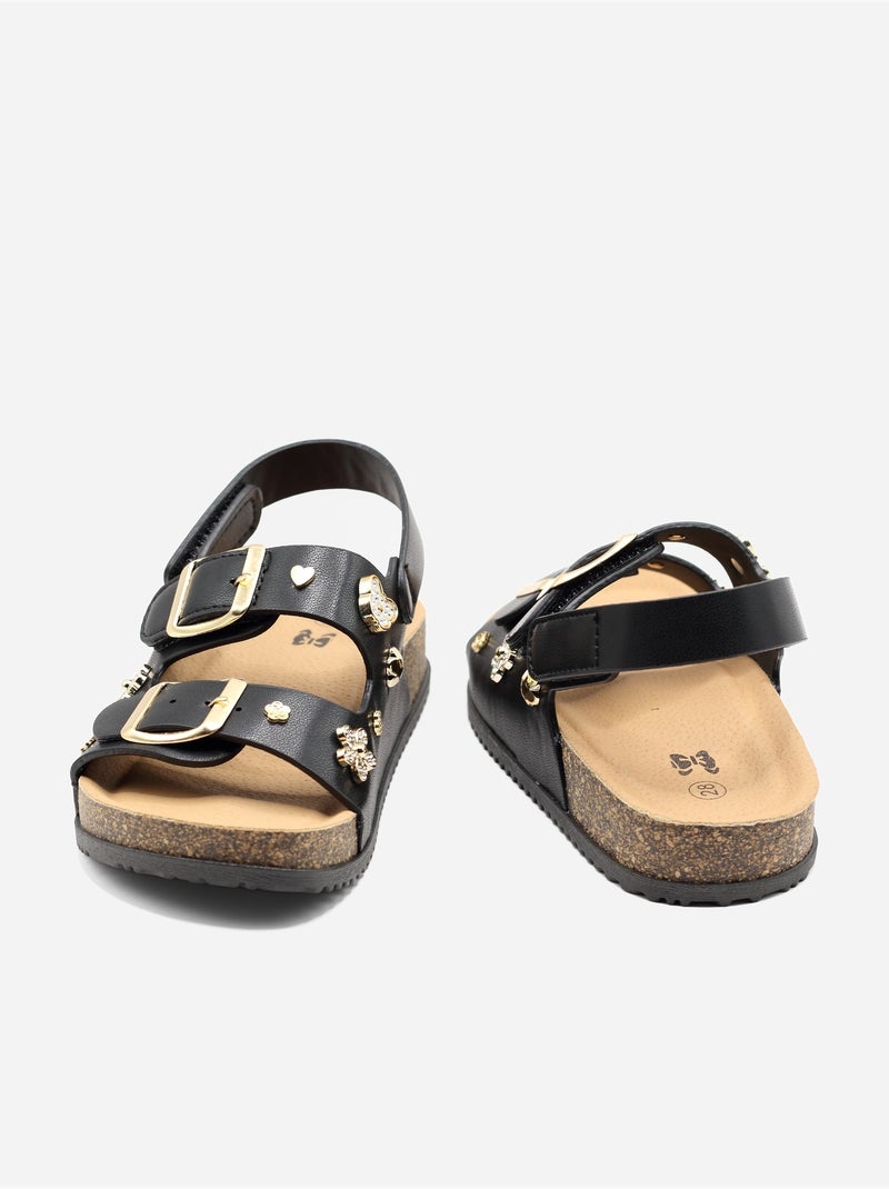 Sandalia para ponerse - Doremi Negro - Kiabi