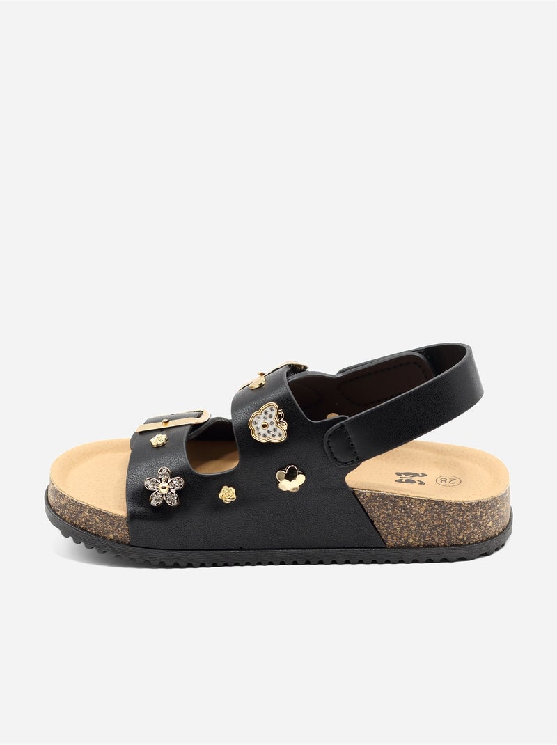 Sandalia para ponerse - Doremi Negro - Kiabi