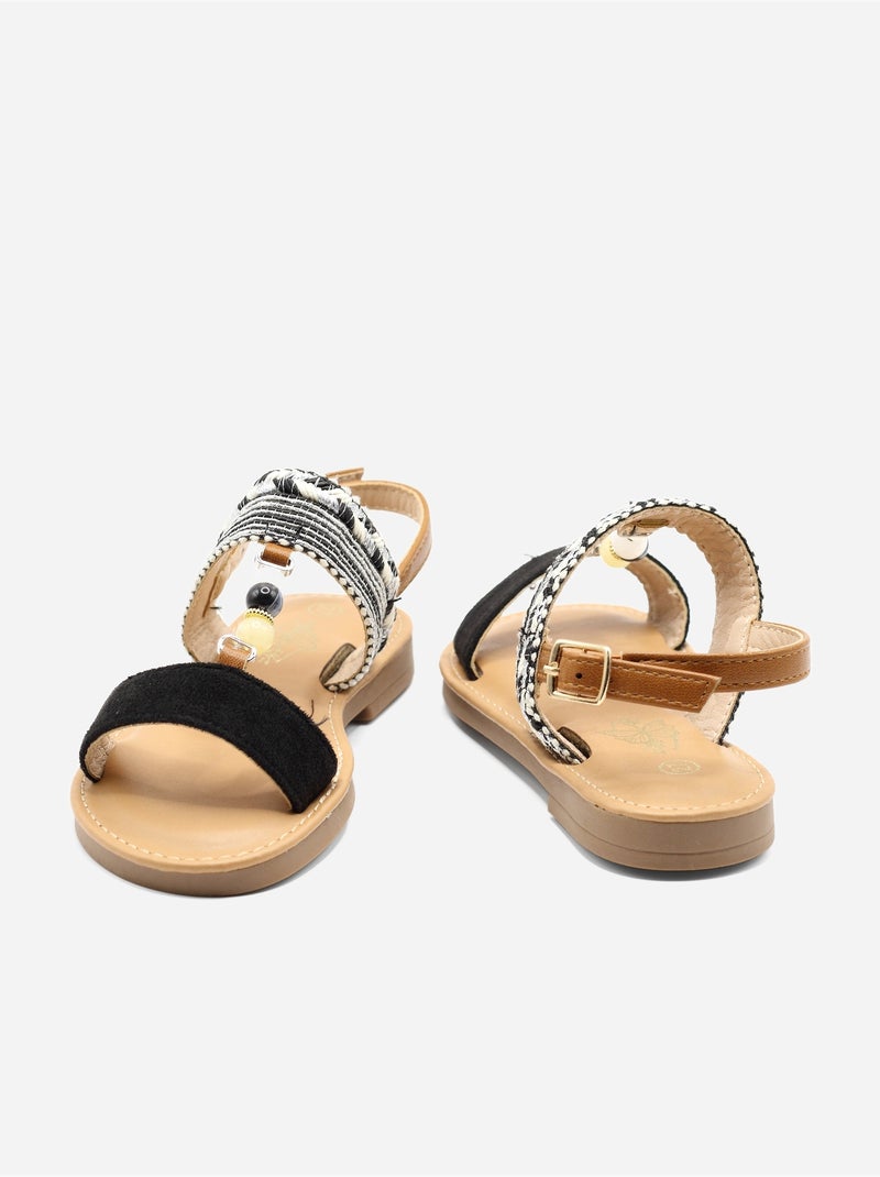 Sandalia para ponerse - Doremi Negro - Kiabi