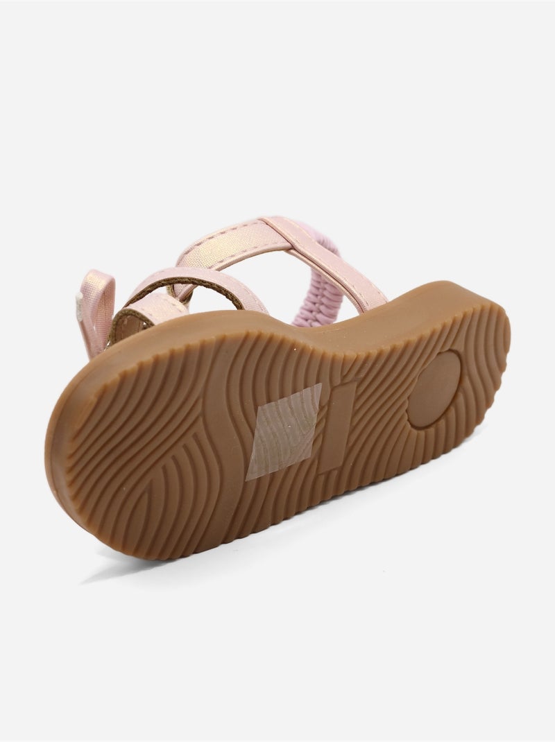 Sandalia para ponerse - Doremi Rosa - Kiabi