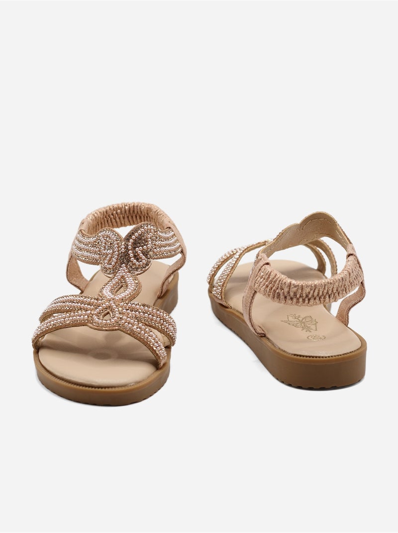 Sandalia para ponerse - Doremi Rosa - Kiabi