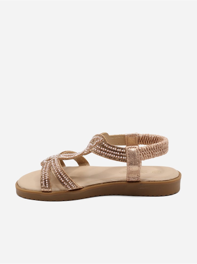 Sandalia para ponerse - Doremi Rosa - Kiabi