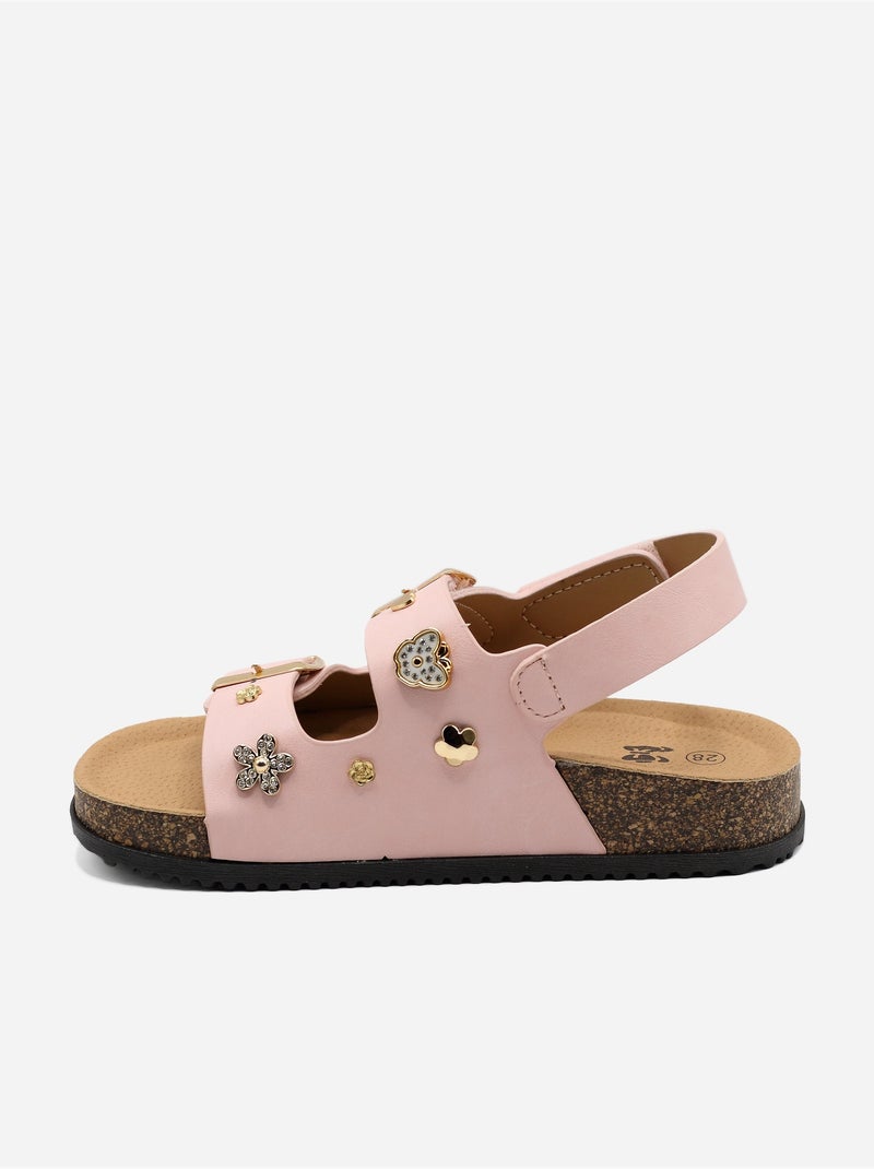 Sandalia para ponerse - Doremi Rosa - Kiabi