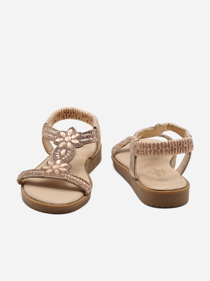 Sandalia para ponerse - Doremi Rosa - Kiabi