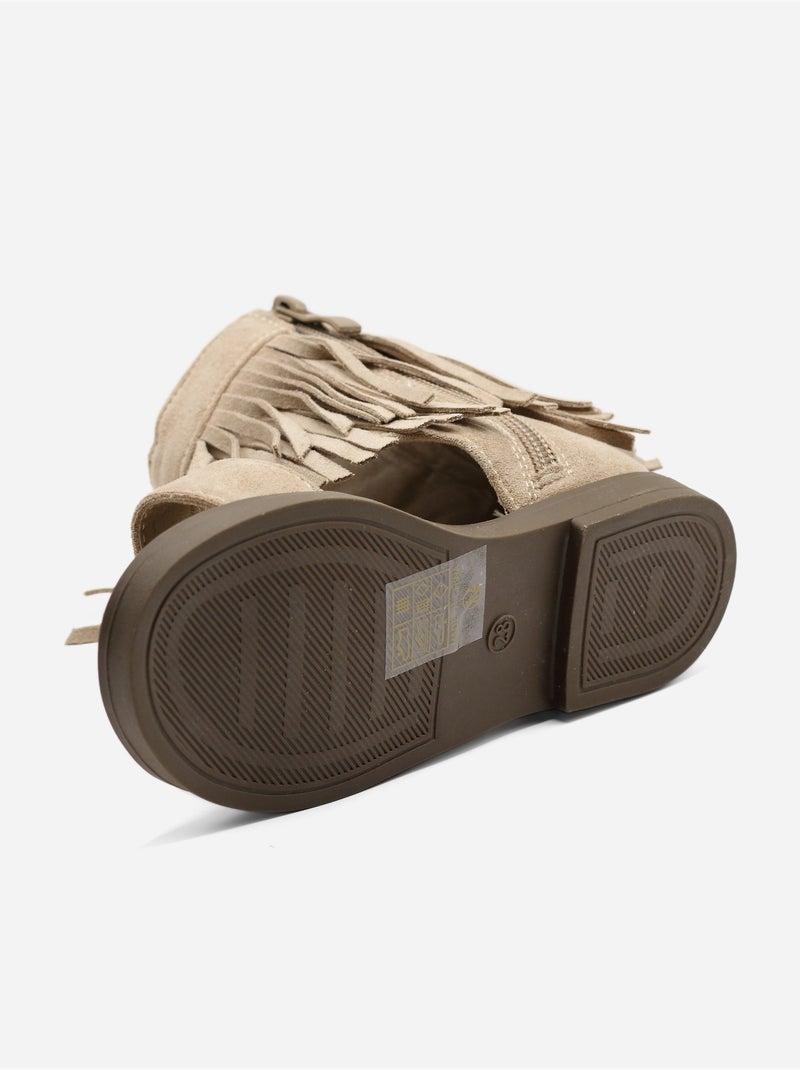 Sandalia para ponerse - Doremi Taupe - Kiabi