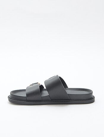 Sandalia plana doble tira