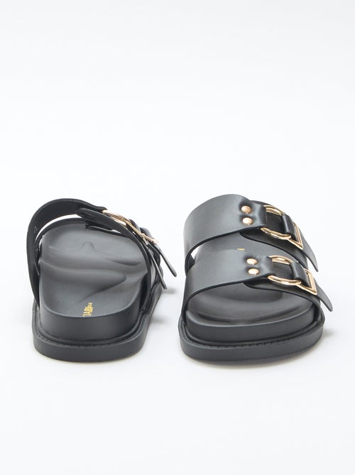 Sandalia plana doble tira - Kiabi