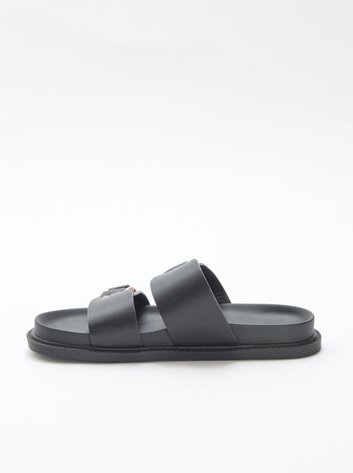 Sandalia plana doble tira - Kiabi