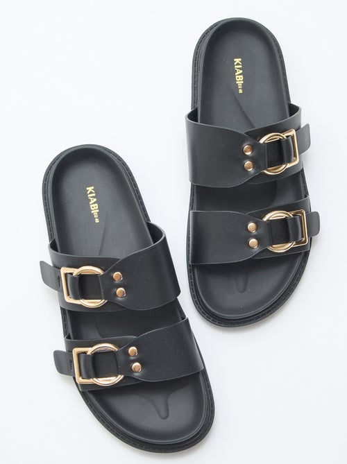 Sandalia plana doble tira - Kiabi