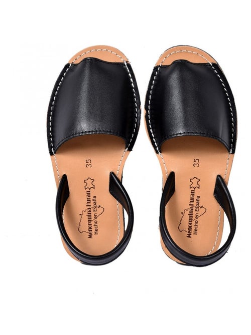 Sandalia Plana Mujer PREMIUM CUERO - Kiabi
