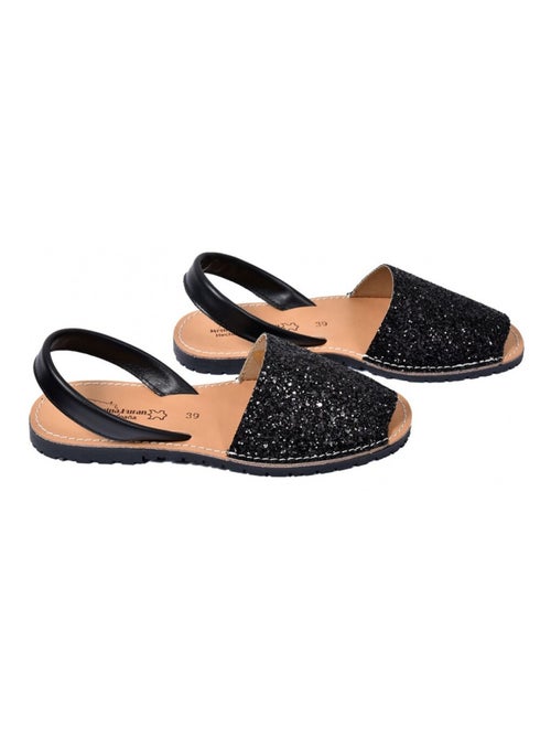 Sandalia Plana Mujer PREMIUM CUERO - Kiabi