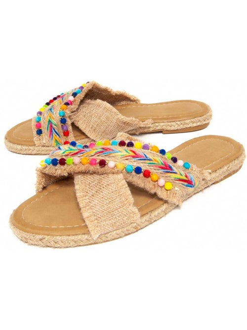 Sandalia plano sintetico montevita - Kiabi Sandalia plano sintetico montevita - Kiabi