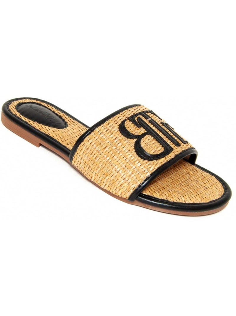 Sandalia Plano Sintetico Montevita Camel - Kiabi