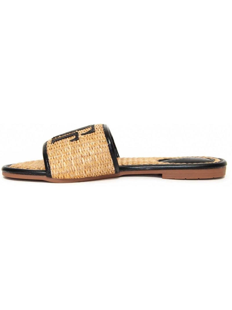 Sandalia Plano Sintetico Montevita Camel - Kiabi