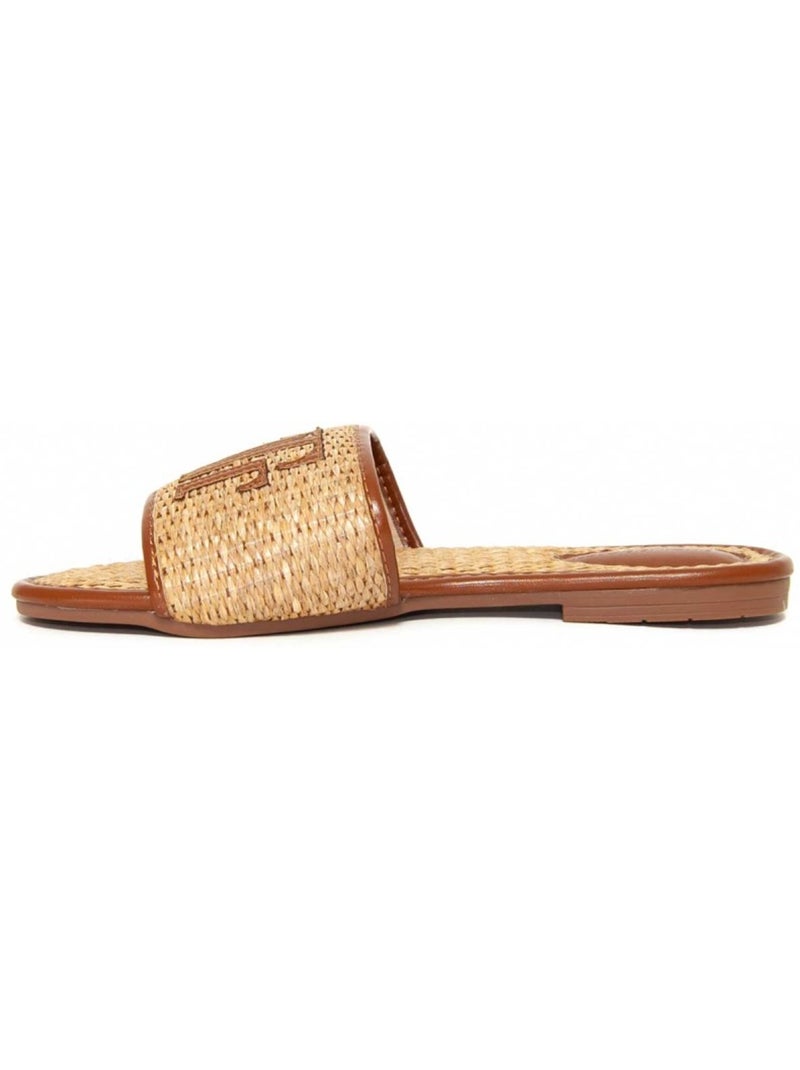 Sandalia Plano Sintetico Montevita Camel - Kiabi